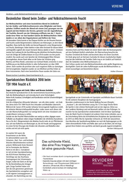 Reichswaldblatt Januar 2019