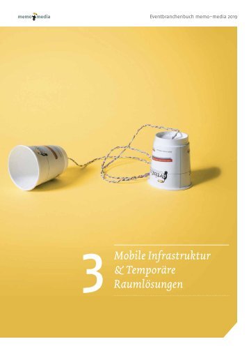 Eventbranchenbuch Mobile Infrastruktur & Temporäre Raumlösungen 2019