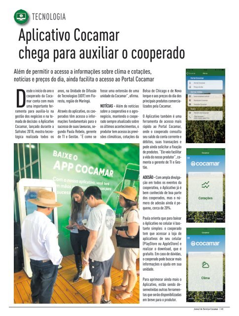 Jornal Cocamar Agosto 2018