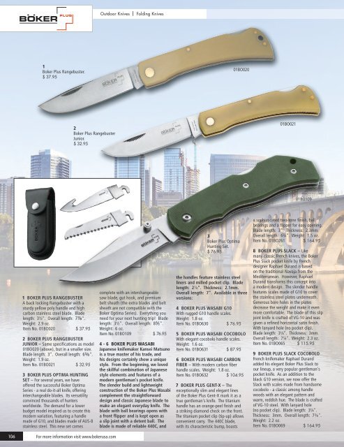 Boker Outdoor and Collection | BUSA 2019