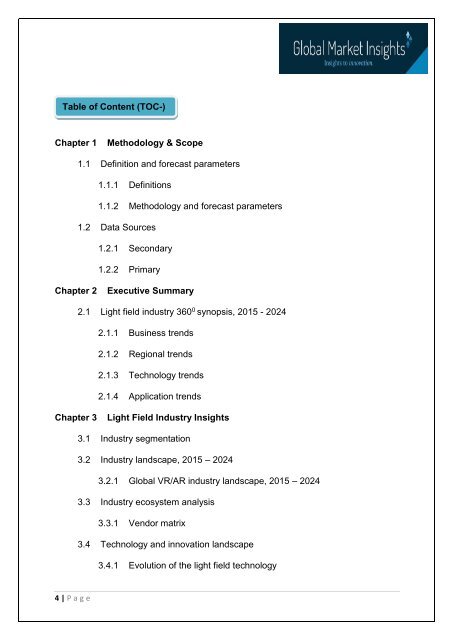 PDF-Light Field Market