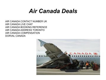 Air Canada Reservation Phone Number 