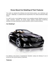 Car detailing Melbourne