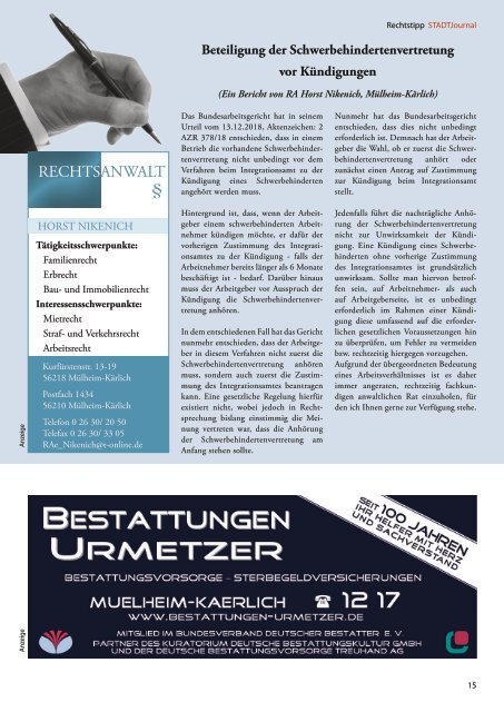 STADTJournal Januar 2019