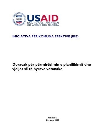 Doracak për përmirësimin e planifikimit dhe ... - Emi-kosovo-rti.org