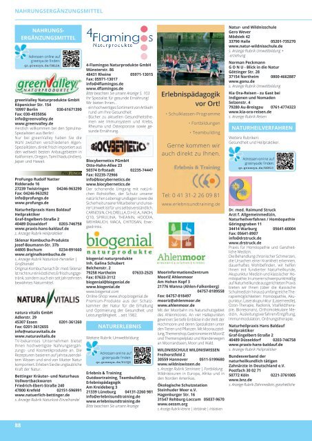 greenya | Das grüne Branchenbuch 2019/2020 NordWest