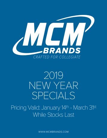 2019 MCM Brands New Year Specials
