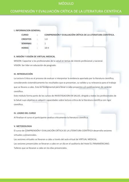 PROGRAMA MODULO II VIP2019-1