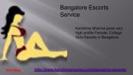 Balgalore escorts agency