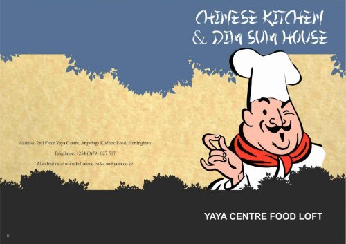Chinese Kitchen & Dim Sum House MENU