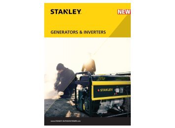 STANLEY GENERATORS CATALOGUE