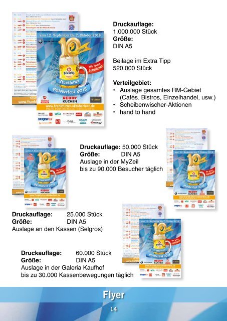 Sponsorenmappe Frankfurter Oktoberfest 2018