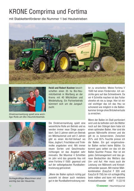 KRONE Heumilch-Journal