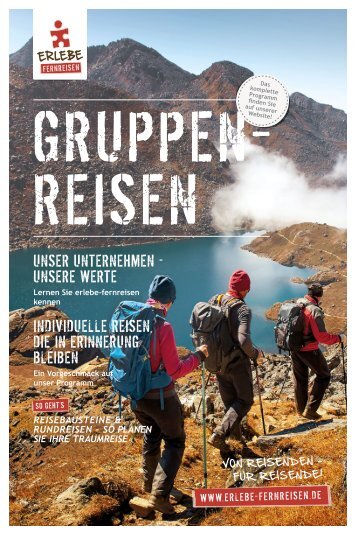 erlebe-fernreisen GRUPPENREISEN