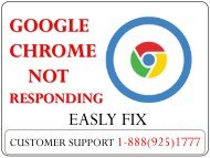 Google chrome not responding | CUSTOMER SUPPORT 18889251777