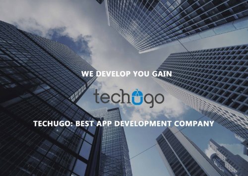 Techugo | Best Mobile App Development Company In Dubai
