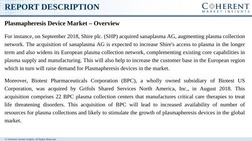 Plasmapheresis Device Market