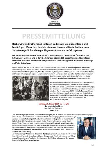 Pressemitteilung Barber Angels_Düren Januar 2019