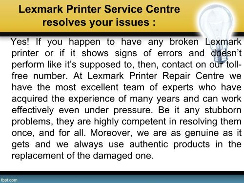 Solutions Are A Call Away With Lexmark Printer Repair Center-converted (1)