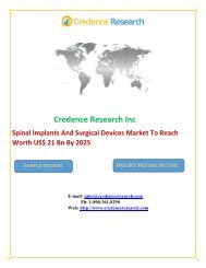 Spinal Implants And Surgical Devices Market To Reach Worth US$ 21 Bn By 2025