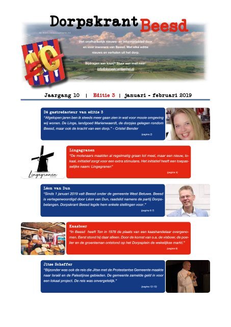 DORPSKRANT BEESD – JAARGANG 10 - NR.3