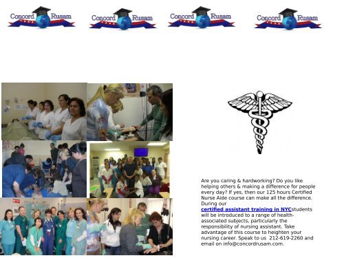 Certified Nursing Assistant Training in NYC