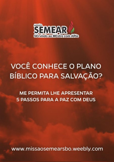 Enviando por email O Plano Bíblico para a Salvação