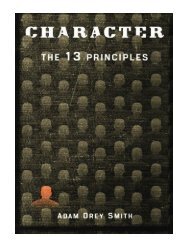 Character The 13 Principles