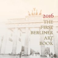 The First Berliner Art Book 2016 ©