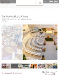 The Woodruff Arts Center Wedding Venues 30309 - Here Comes The Guide