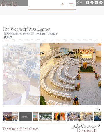 The Woodruff Arts Center Wedding Venues 30309 - Here Comes The Guide