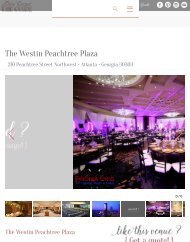 The Westin Peachtree Plaza Weddings Atlanta Wedding Venue Atlanta GA 30303 - Here Comes The Guide