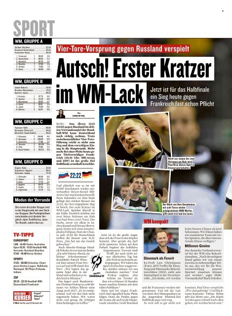 Berliner Kurier 15.01.2019