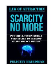 Law of Attraction Scarcity No More Manifestation, Visualizat