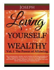 Loving Yourself Wealthy Vol. 1 The Power of Allowing The con