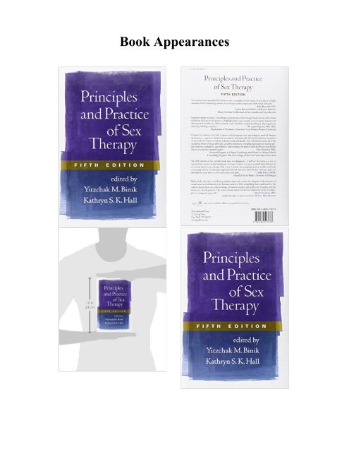 Principles and Practice of Sex Therapy, Fifth Edition