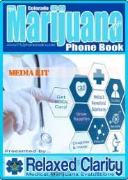 The MARIJUANA Phone Book - MEDIA KIT