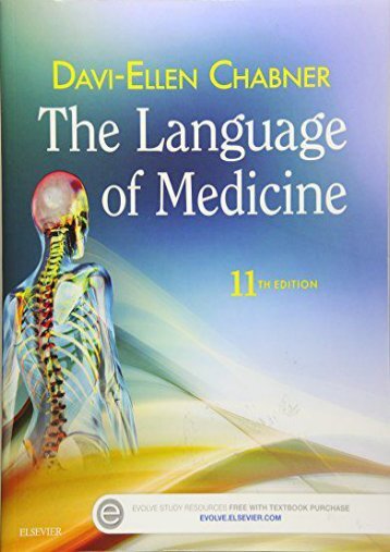 read online The Language of Medicine, 11e  [FREE] 