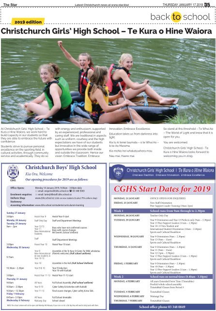 The Star: January 17, 2019