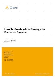 How To Create a Life Strategy for Business Success