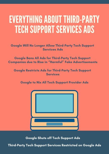Everything About Third-Party Tech Support Services Ads