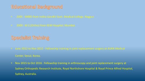 Orthopaedic Surgeon In Nashik