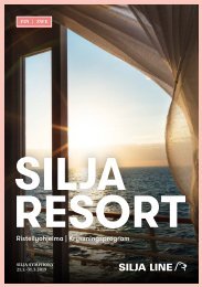 Cruise program Silja Symphony fin&swe