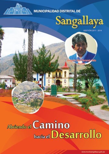 Revista de la Municipalidad Distrital de Sangallaya 1