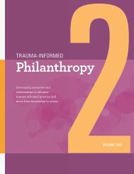Trauma-Informed Philanthropy Vol2