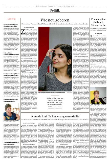 Berliner Zeitung 16.01.2019