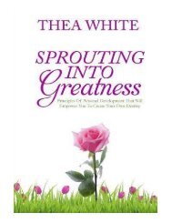 Sprouting Into Greatness Principles of Personal Development 