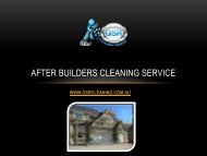 After Builders Cleaning Service - GSR Cleaning