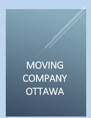 Moving Company Ottawa