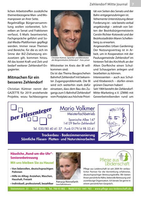 Zehlendorf Mitte Journal Feb/Mrz 2019